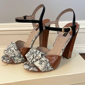 Joan & David open toe heel.